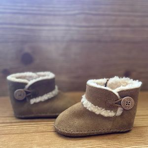 UGG Tan and Cream Baby Walker Boots
